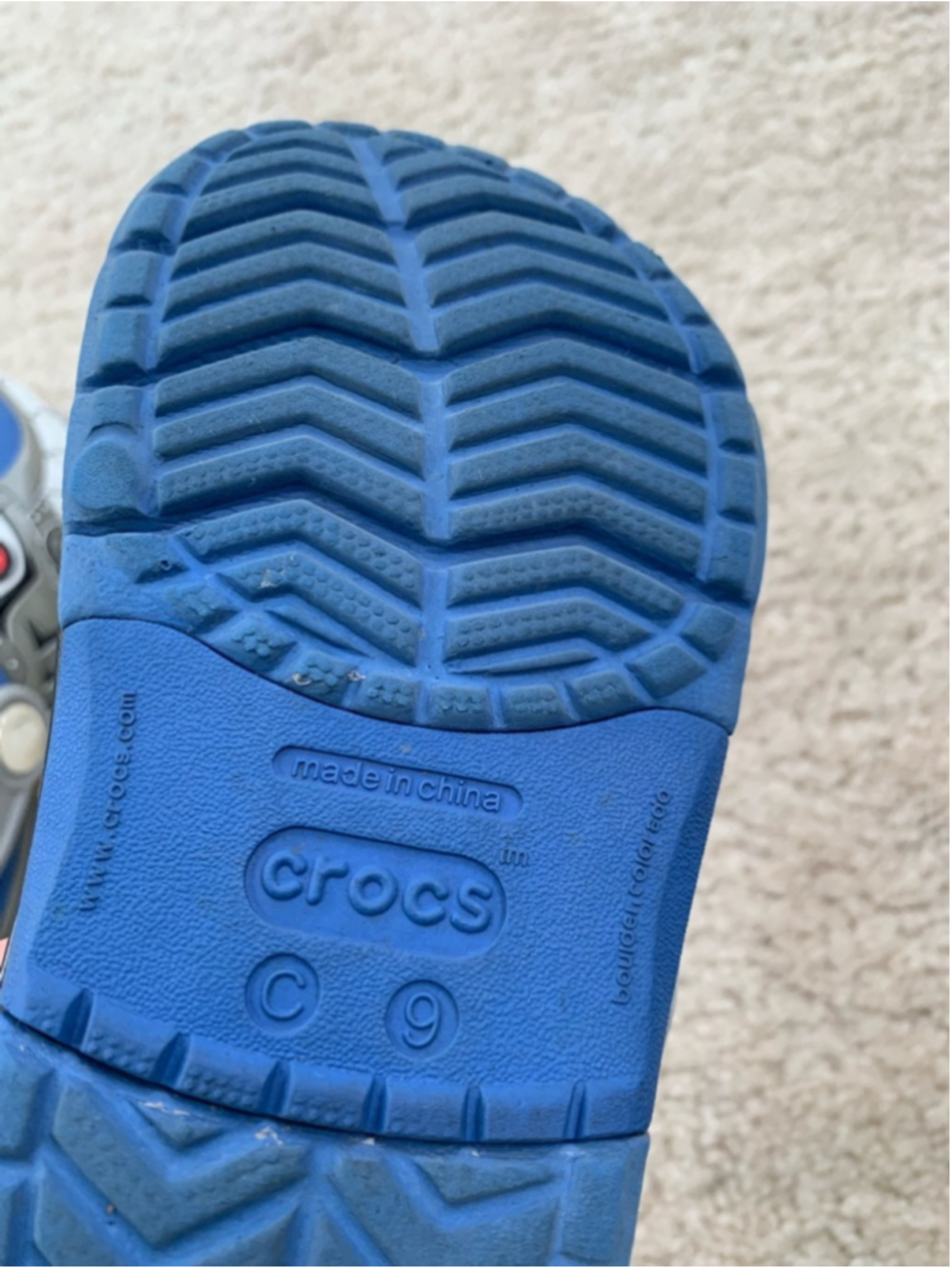 Crocs Toddler Size 9 Robo Shark Slip On Clog Sandals - Picture 7 of 7